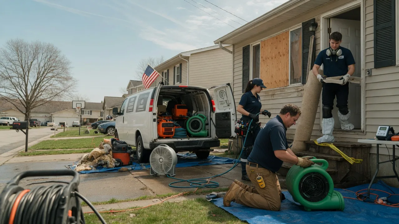 Water Damage Restoration in Meridian, OK near me